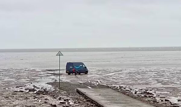 Quand ton GPS te dit « tourne à droite »… dans la mer du Nord !
