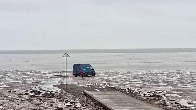 Quand ton GPS te dit « tourne à droite »… dans la mer du Nord !