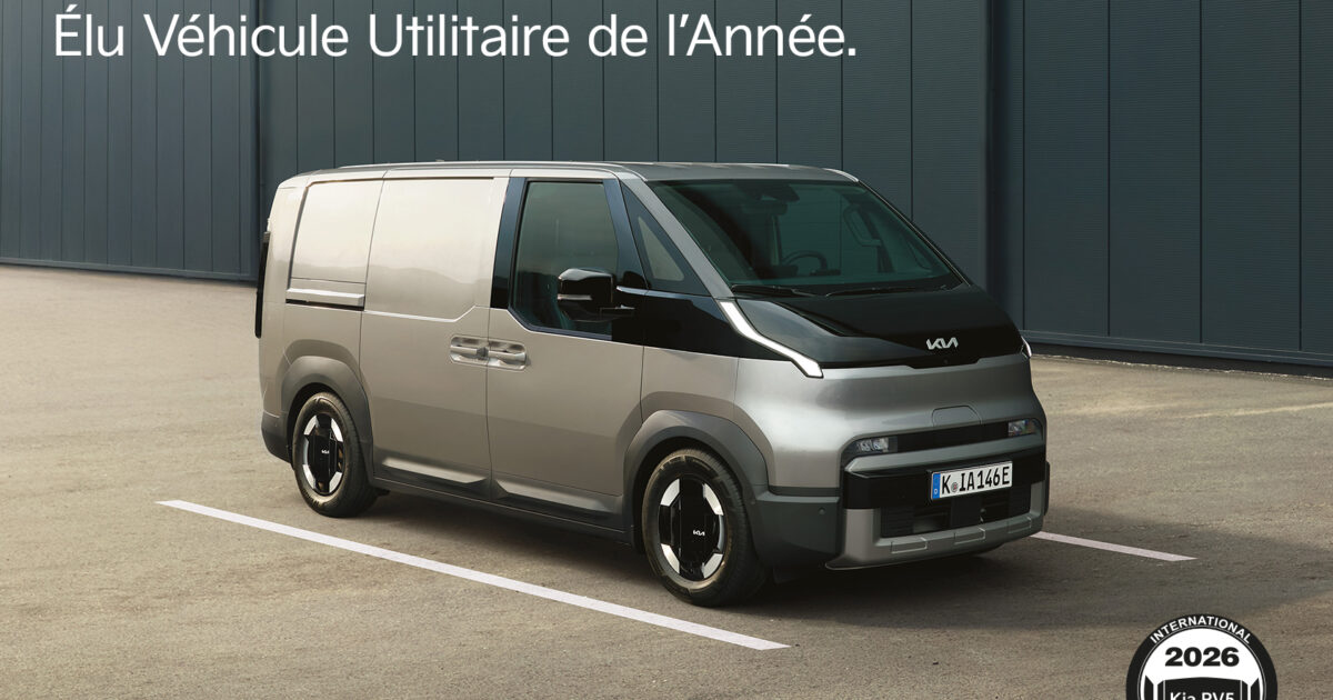 Kia PV5 Cargo : 416 km et le titre 2026, le vrai test pro